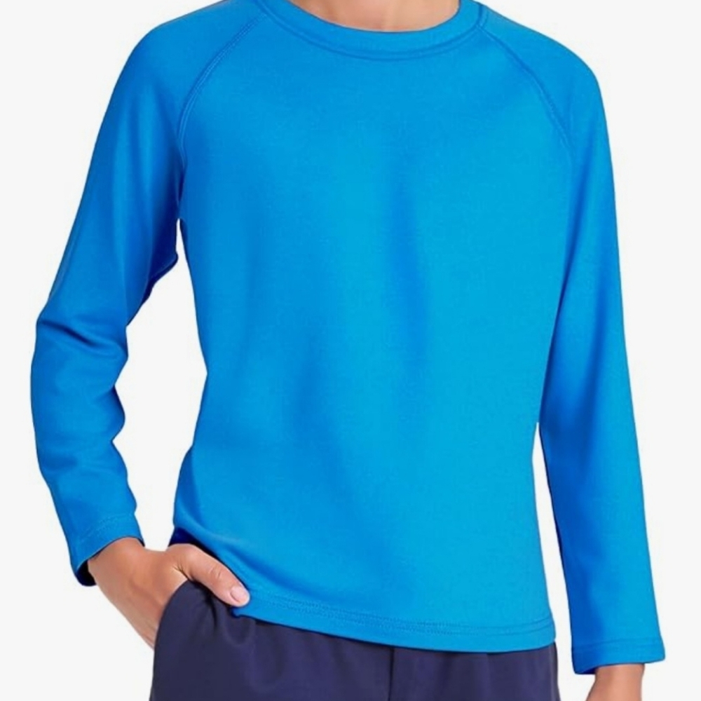 Kids Bright Blue Rashguard